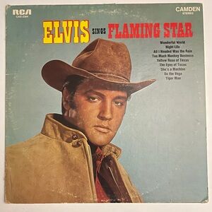 Elvis Sings Flaming Star Vinyl Record